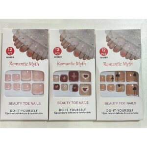 uñas postizas de pies