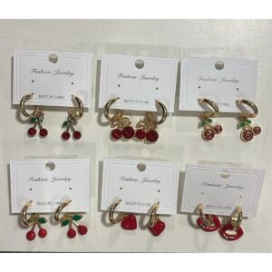 aritos cerezas corazon labios 2500