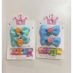 Set Hebillas Con Moños