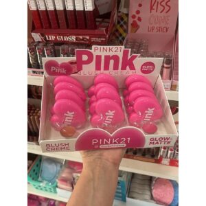 rubor en crema glow&matte pink 21