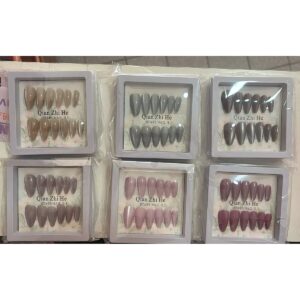 uñas postizas ojo de gato coff