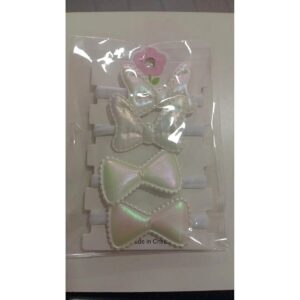 Moños Blancos Blister Escolar