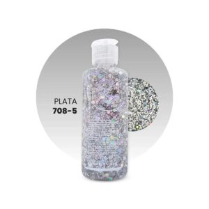 gel en glitter 65g luyagus