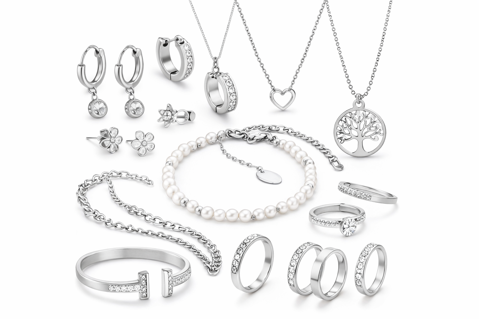 Accesorios de acero para mujer