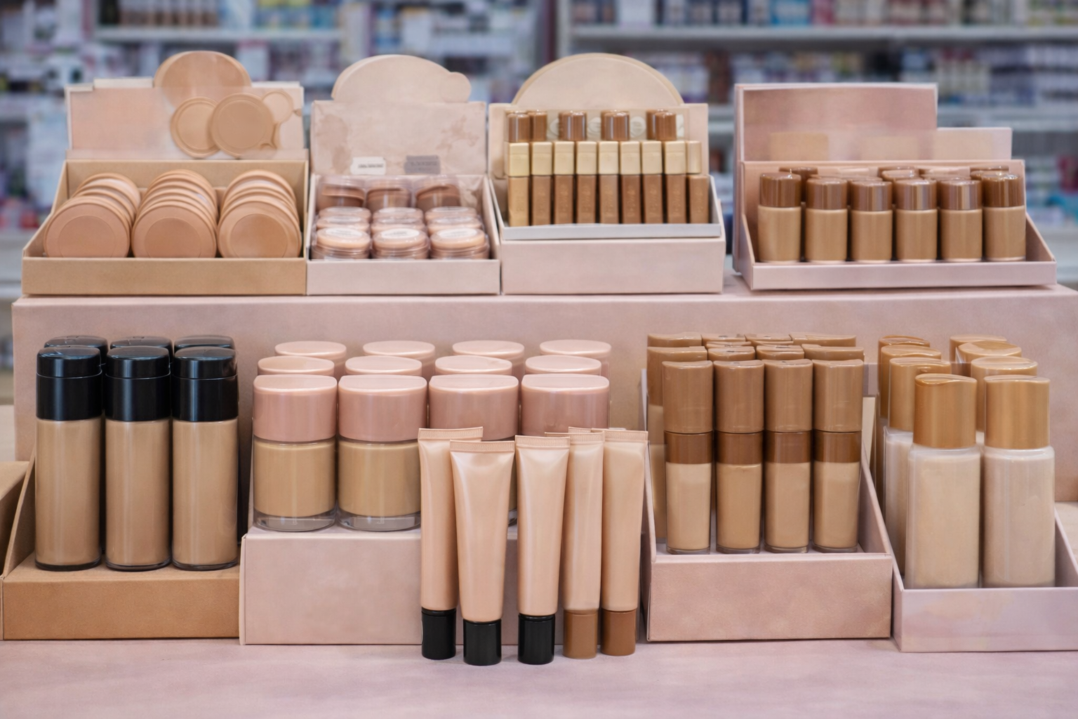 Bases, correctores y polvos en Mya Victoria