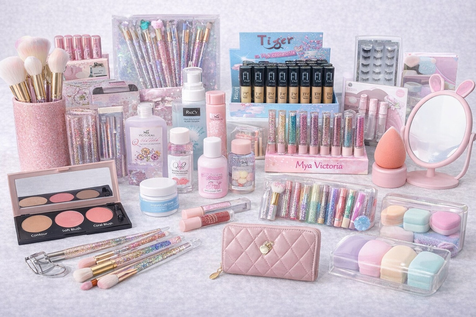 Productos de belleza y maquillaje en Mya Victoria