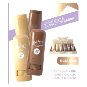 Contorno y Corrector en barra - 4 angeles