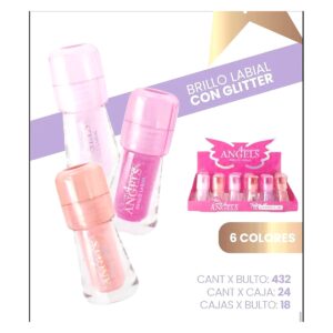 Brilla labial con glitter - 4 angeles