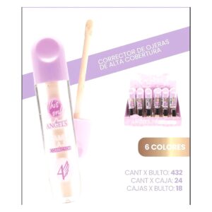 Corrector de ojeras - 4 angeles - Alta cobertura