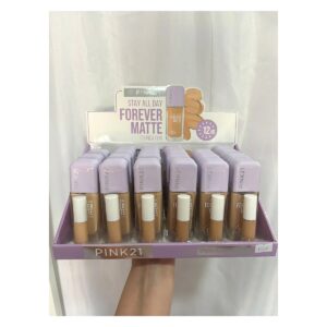Base de maquillaje efecto matte - 12hs - Pink 21 - Foundation