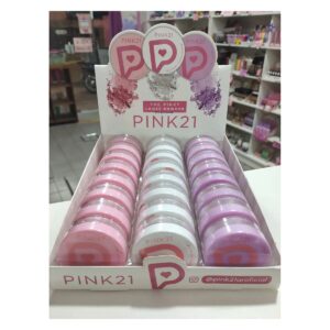 Polvo translucido con esponja - Pink 21