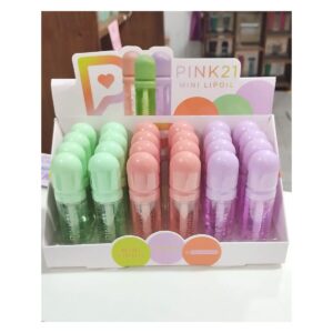 Brillo labial - Pink 21 Hidratante con sabor frutal