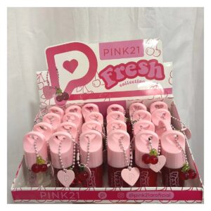 Lipgloss fresh pink21 con charm