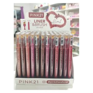 Delineador 2 en 1 - Pink 21 - Liner & brush